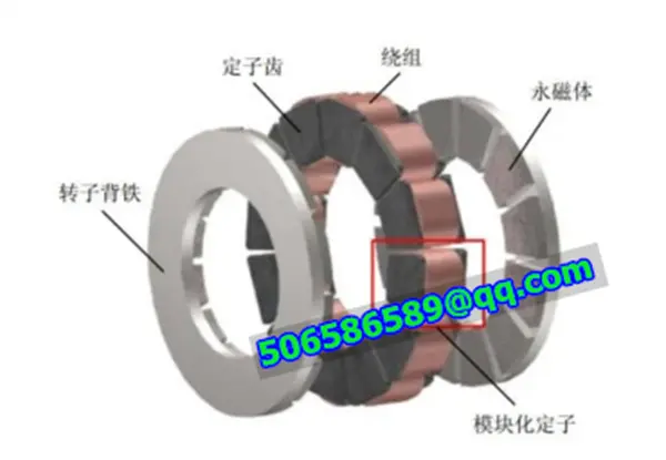 Magnetic Field Analysis Of Yokeless Axial Flux Motor Stator